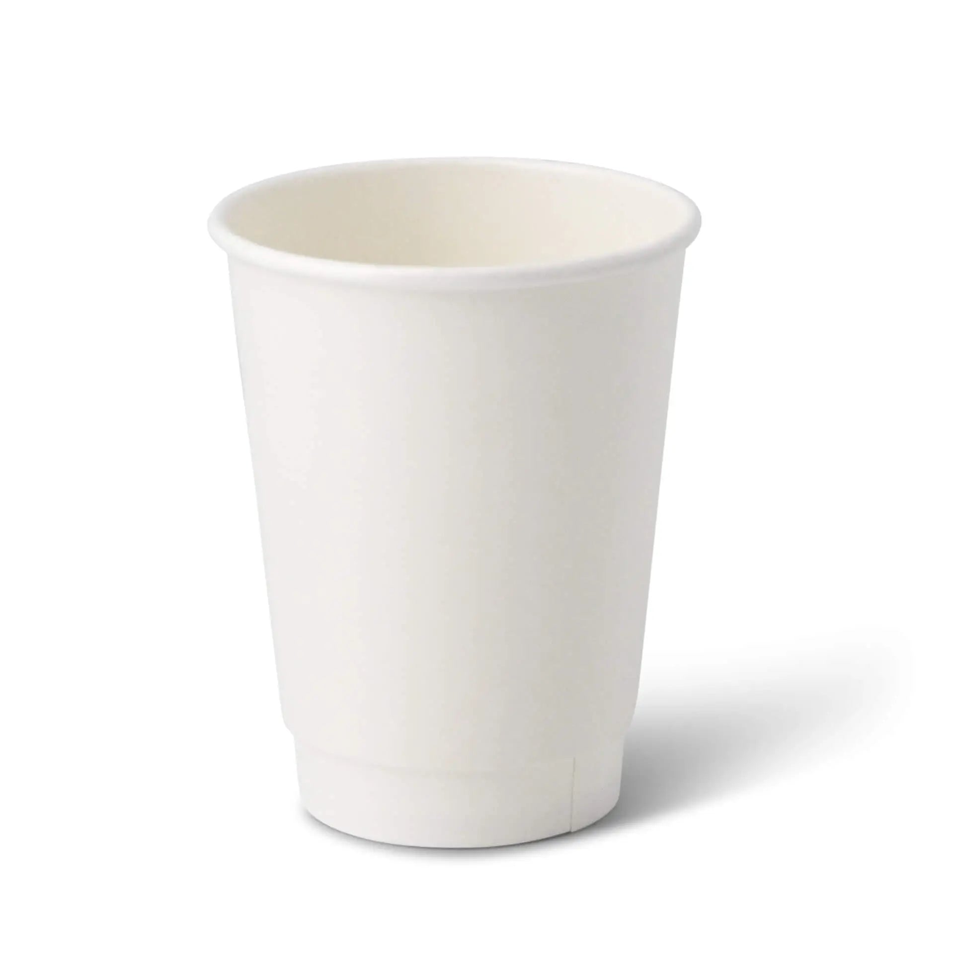 12 oz Take away coffee cups (coated), double-walled, Ø 90 mm, white