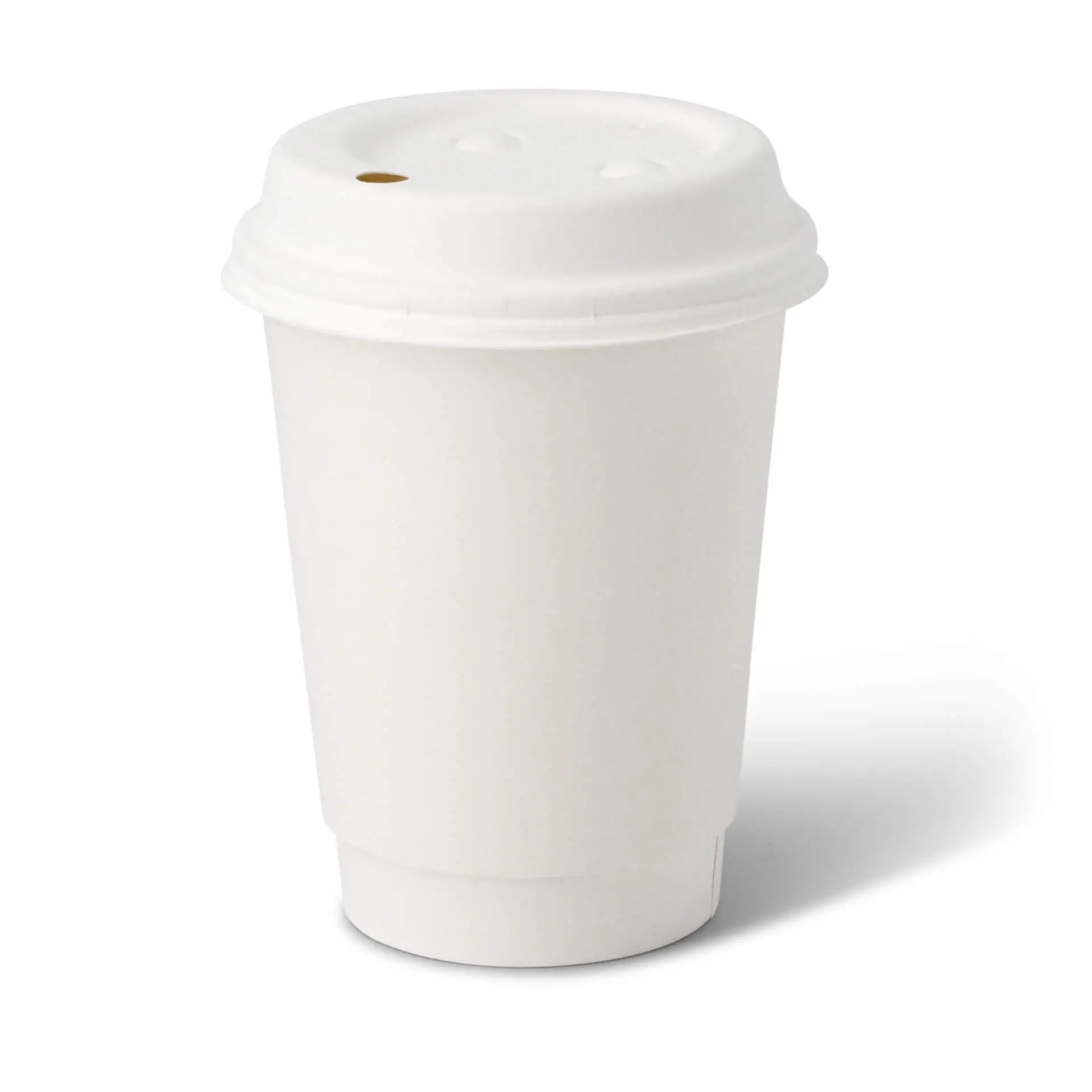 12 oz Take away coffee cups (coated), double-walled, Ø 90 mm, white
