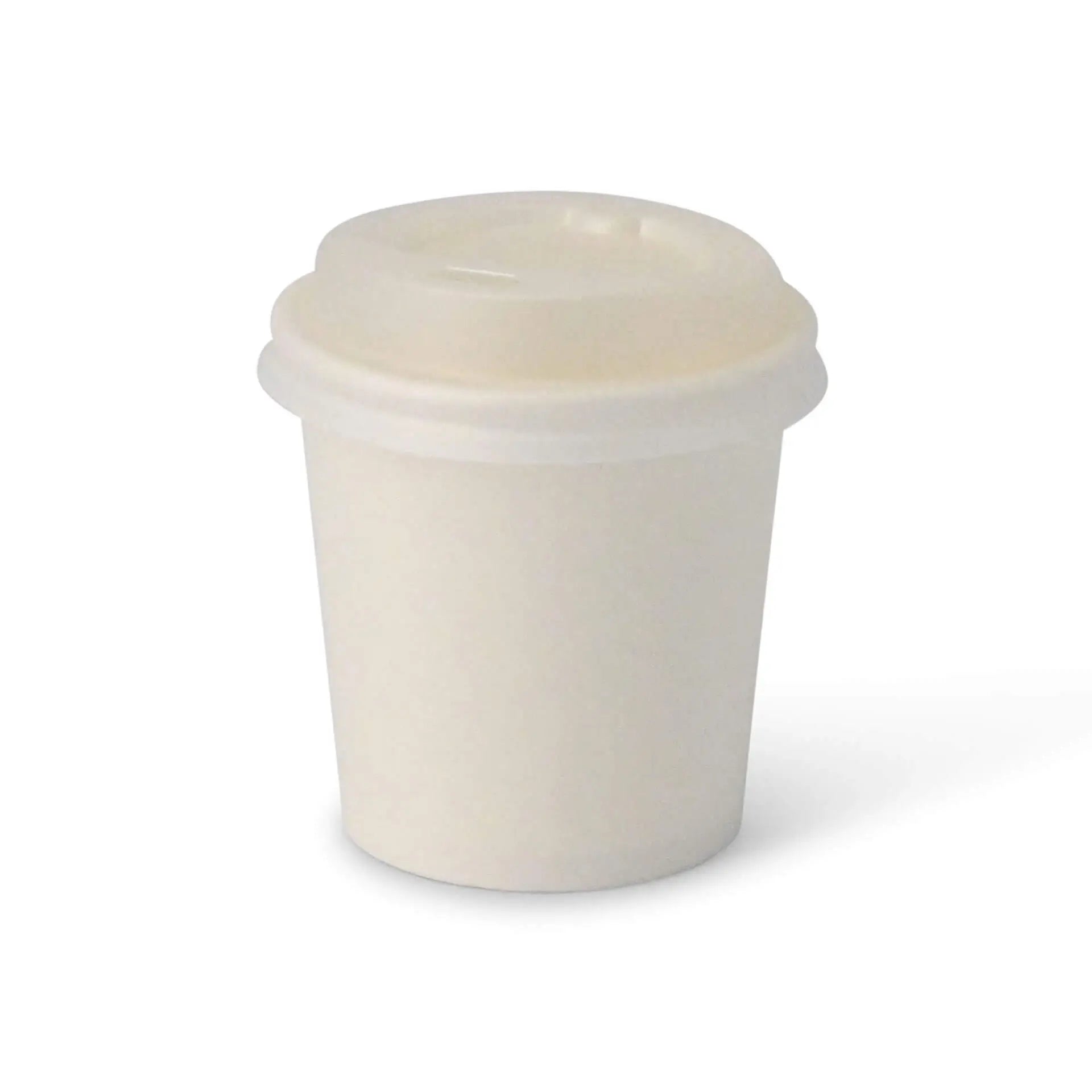 Pappbecher (beschichtet) 100 ml / 4 oz, Ø 62 mm, weiß
