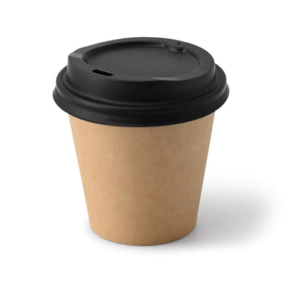 6 oz Paper cups (coated), Ø 80 mm, brown