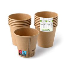 6 oz Paper cups (coated), Ø 80 mm, brown