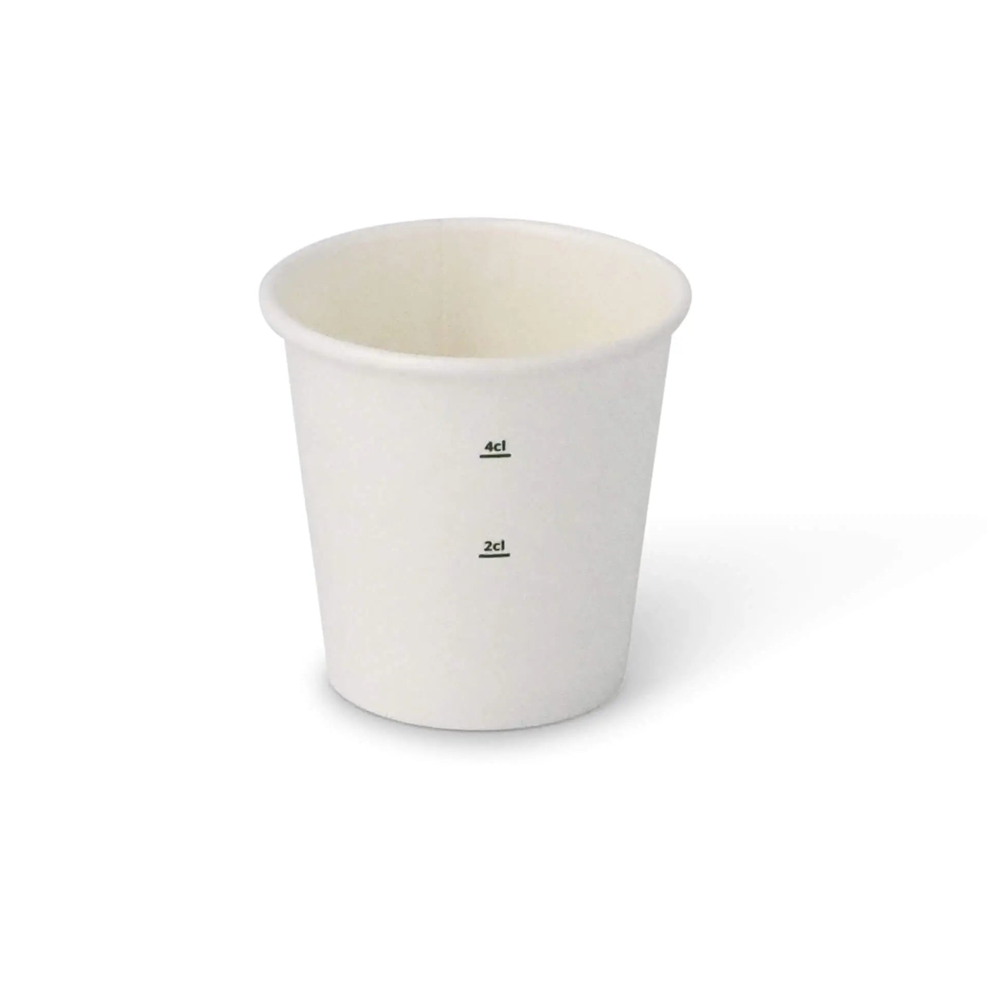 Pappbecher (beschichtet) 50 ml / 2 oz, Ø 50 mm, weiß