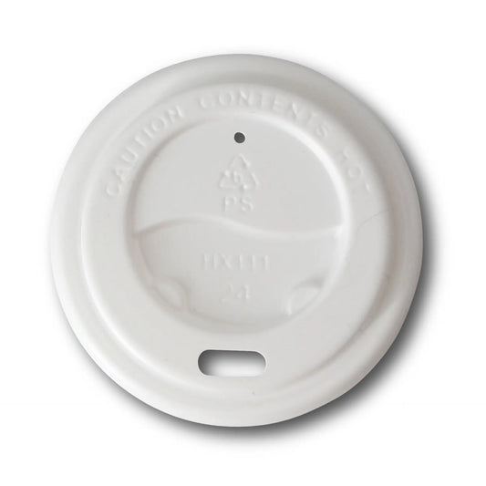 PS lid Ø 62 mm, white, drinking hole