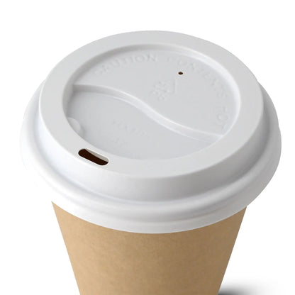 PS lid Ø 90 mm, white, drinking hole