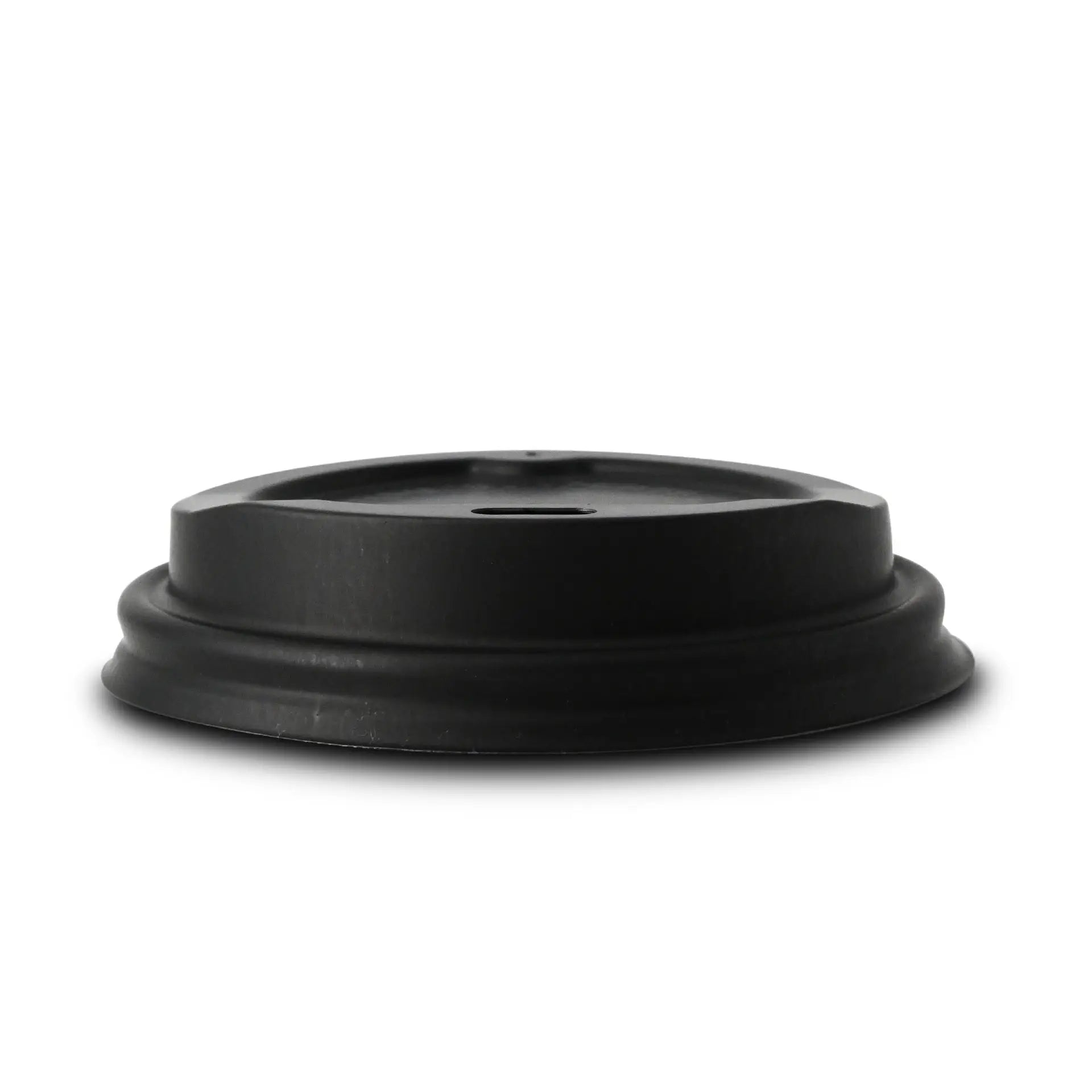 PS lid Ø 80 mm, black, drinking hole