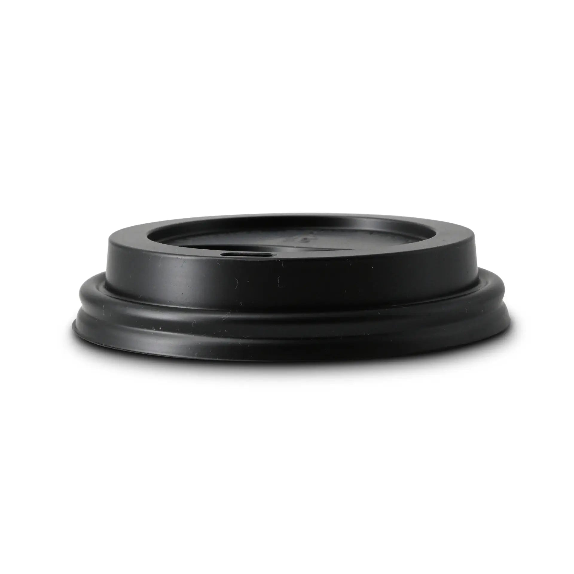 PS lid Ø 90 mm, black, drinking hole