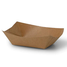 Snackschale aus Karton (beschichtet) 200 ml, 13 x 10 x 3 cm, braun