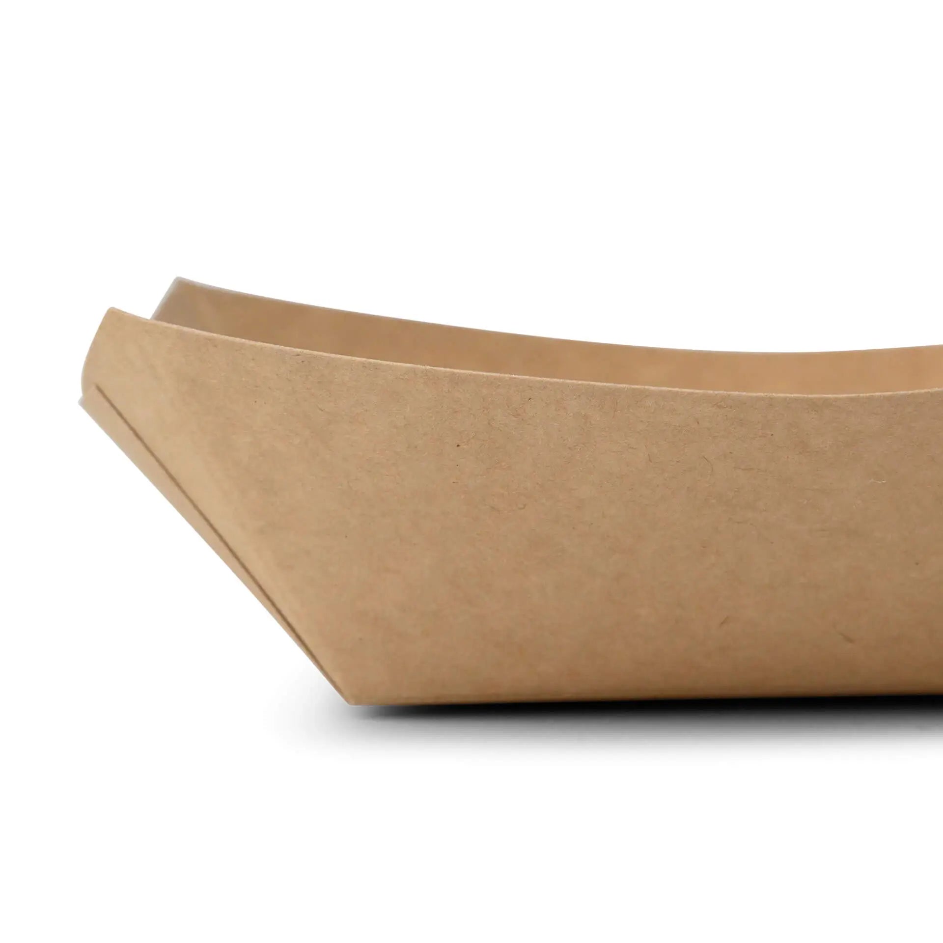 Snackschale aus Karton (beschichtet) 200 ml, 13 x 10 x 3 cm, braun