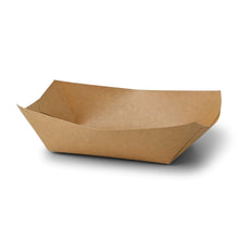 Snackschale aus Karton (beschichtet) 800 ml, 21,5 x 16 x 5,5 cm, braun