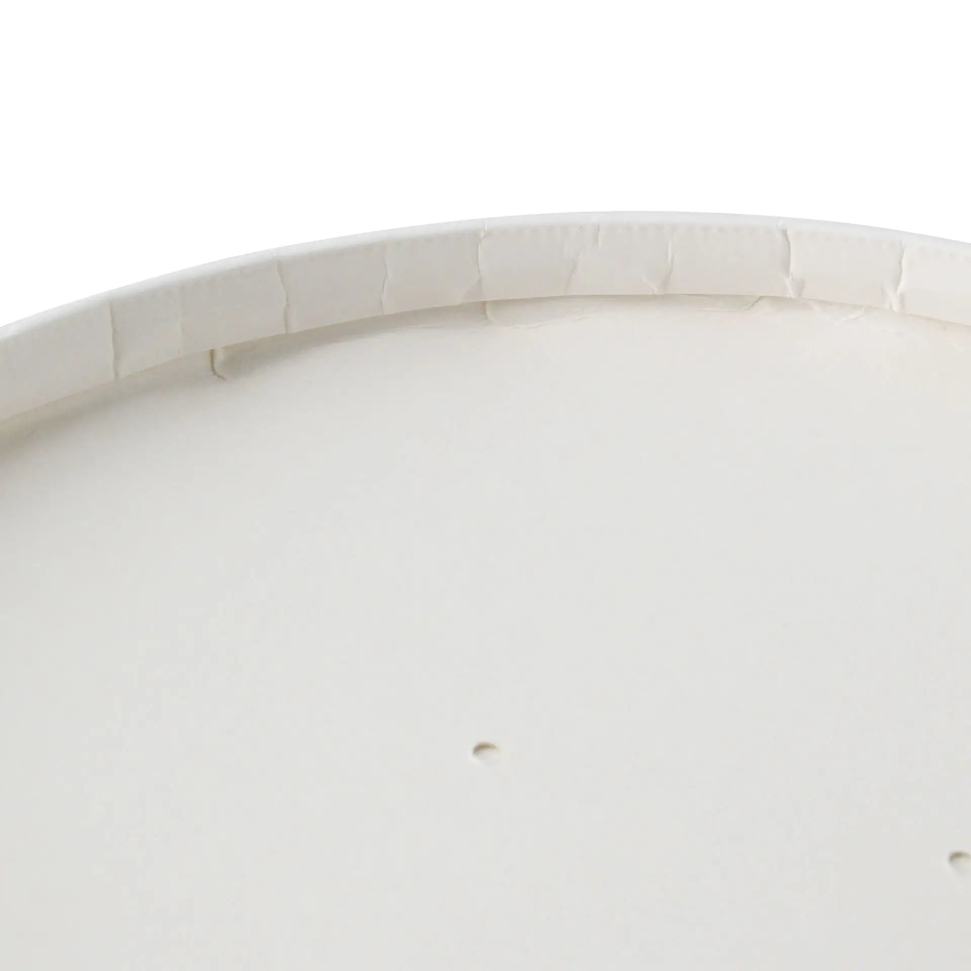 Pappdeckel mit Membran (beschichtet) Ø 185 mm, weiß, rund (für Kartonschalen)