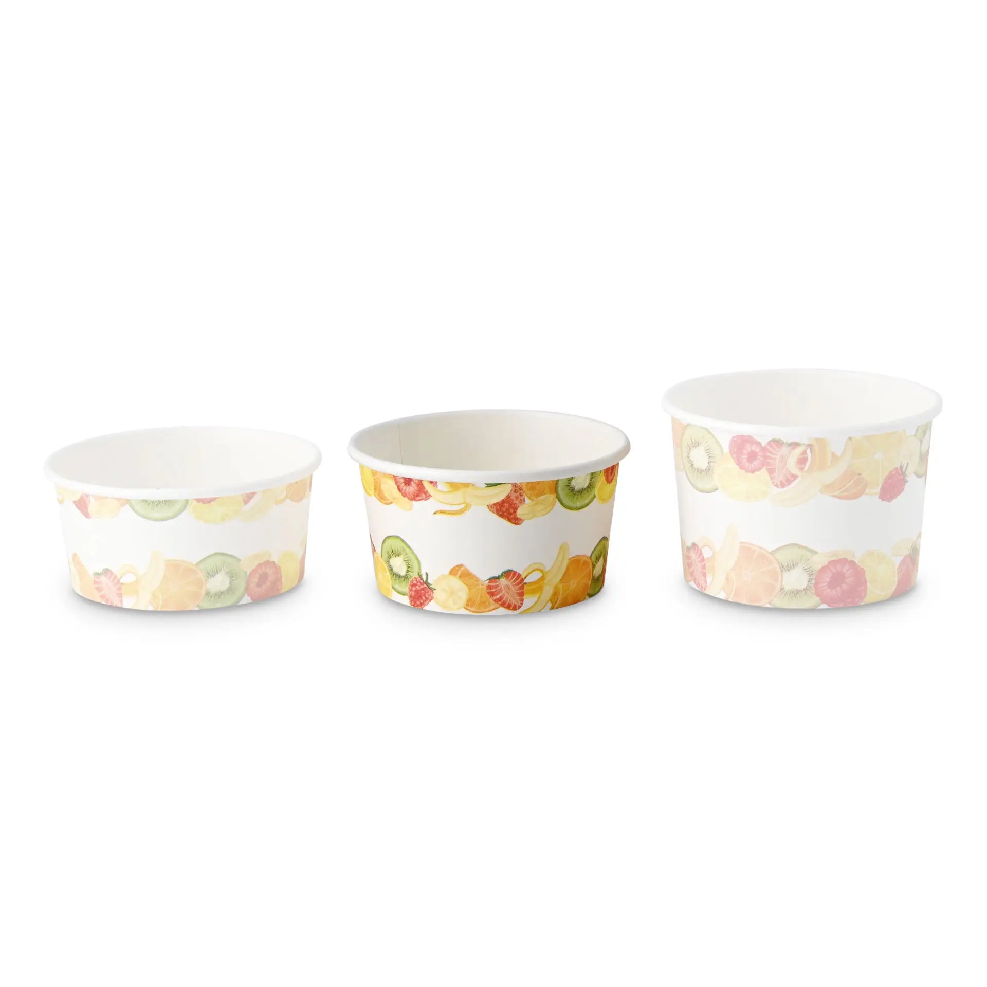 6 oz, max. 7.5 oz Paper cups ice cream XS (coated), Ø 92 mm, printed