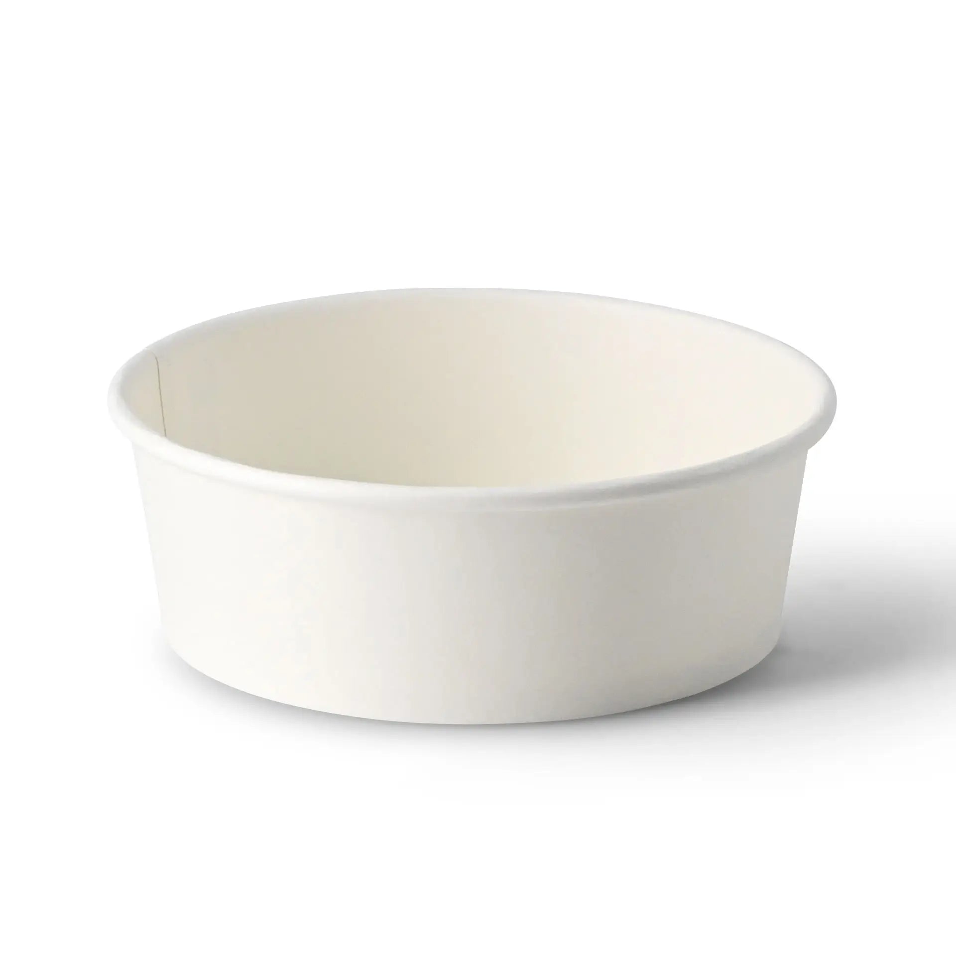 Paper bowls (coated) / Salad bowls 400 ml, Ø 150 mm, white, round (650 ml max. volume)