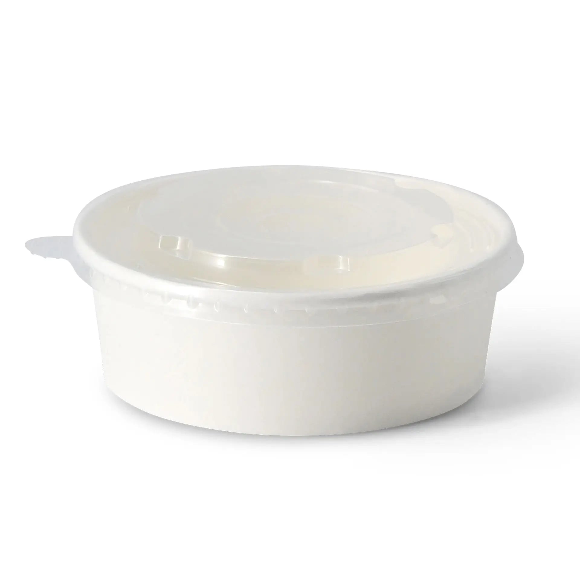 Paper bowls (coated) / Salad bowls 400 ml, Ø 150 mm, white, round (650 ml max. volume)