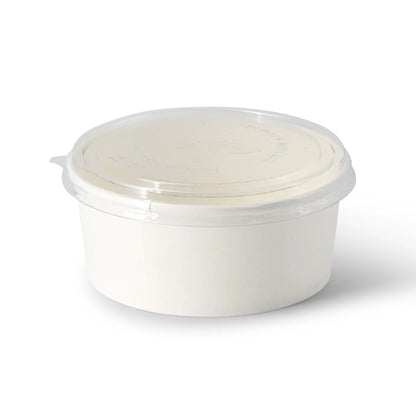 Paper bowls (coated) / Salad bowls 650 ml, Ø 150 mm, white, round (800 ml max. volume)