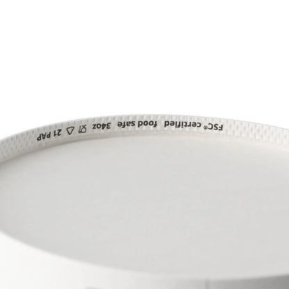 Paper bowls (coated) / Salad bowls 800 ml, Ø 150 mm, white, round (1000 ml max. volume)