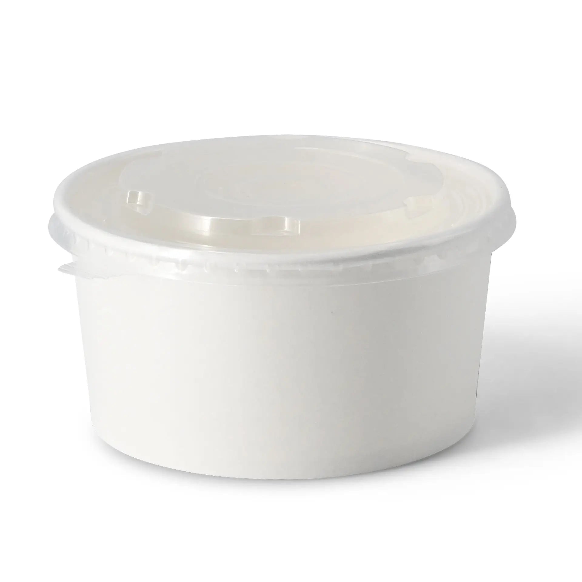 Paper bowls (coated) / Salad bowls 800 ml, Ø 150 mm, white, round (1000 ml max. volume)