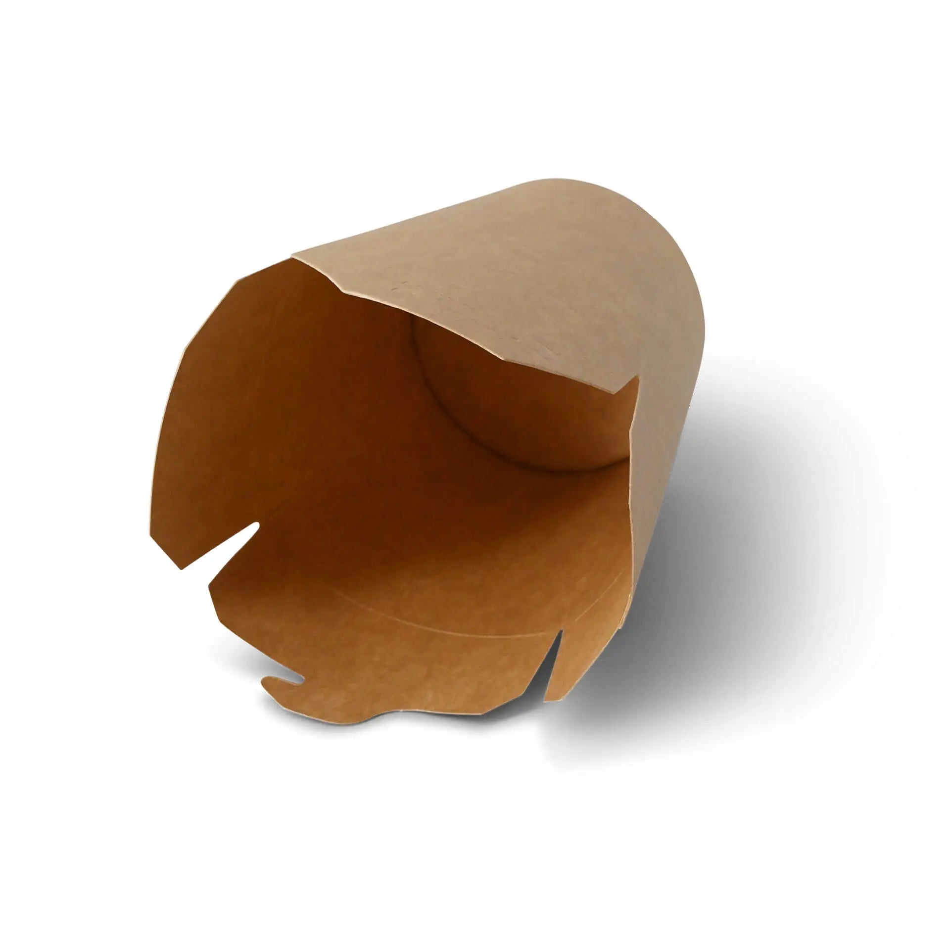 Noodle box / Asian box made of coated cardboard, 400 ml, brown