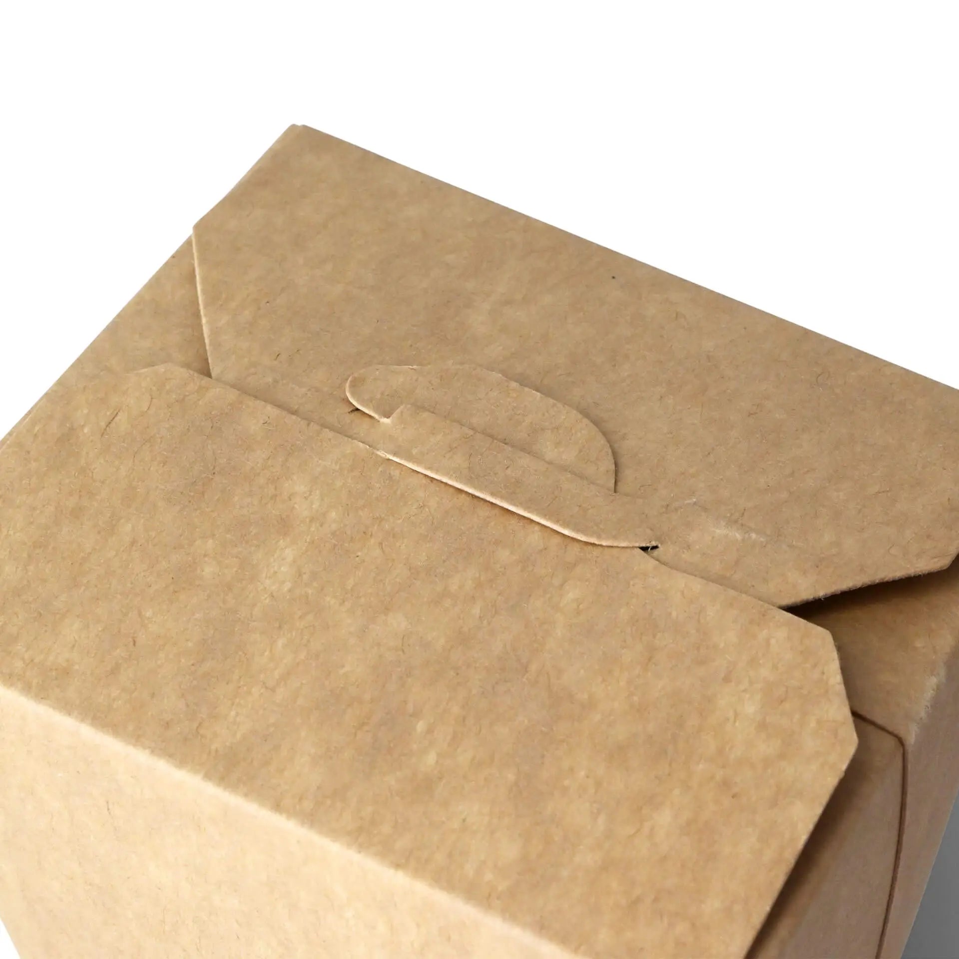 Noodle box / Asian box made of coated cardboard, 400 ml, brown