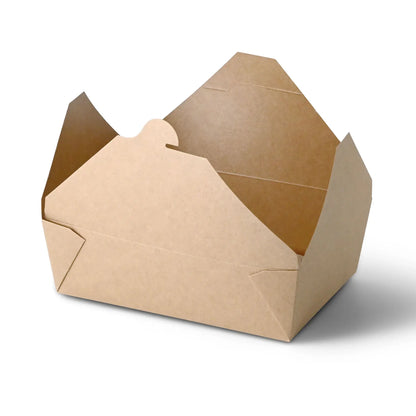 Take-away Boxen (beschichtet) 1500 ml, braun