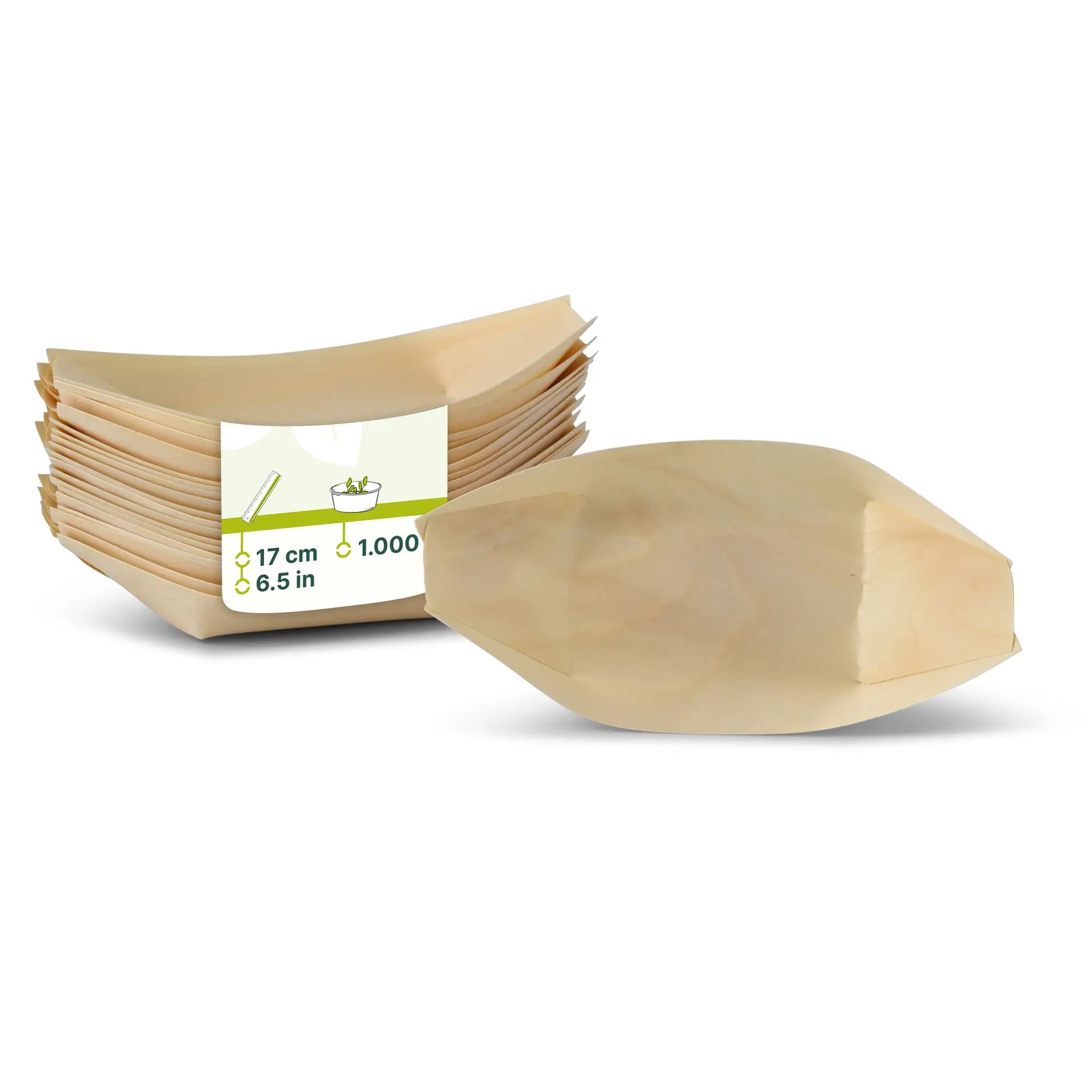 Holzschiffchen 17 cm