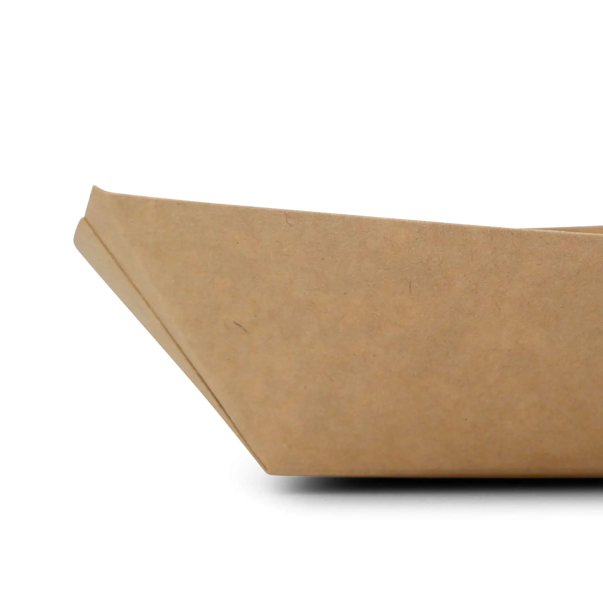 Cardboard Snack Tray 400 ml, 17 x 12,5 x 4 cm, brown