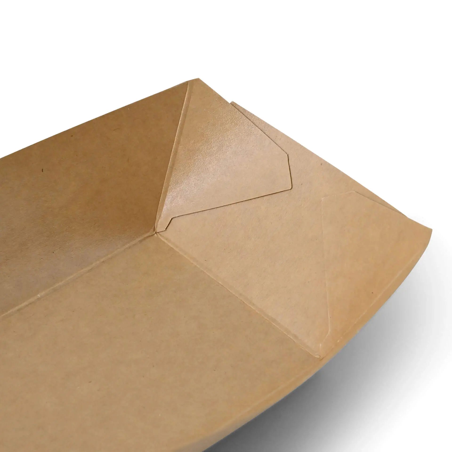 Snackschalen aus Karton 400 ml, 17 x 12 x 4 cm, braun