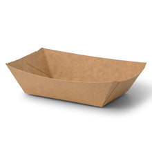 Snackschale aus Karton 800 ml, 21,5 x 16 x 5 cm, braun