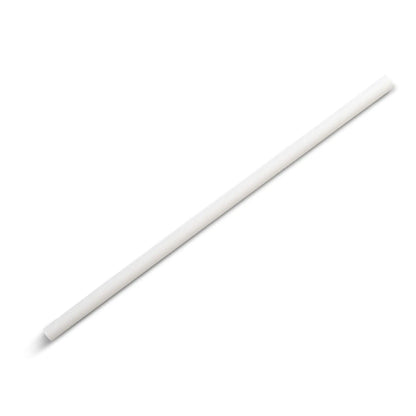 23 cm, Ø 0.8 cm Paper-jumbo-straws, white