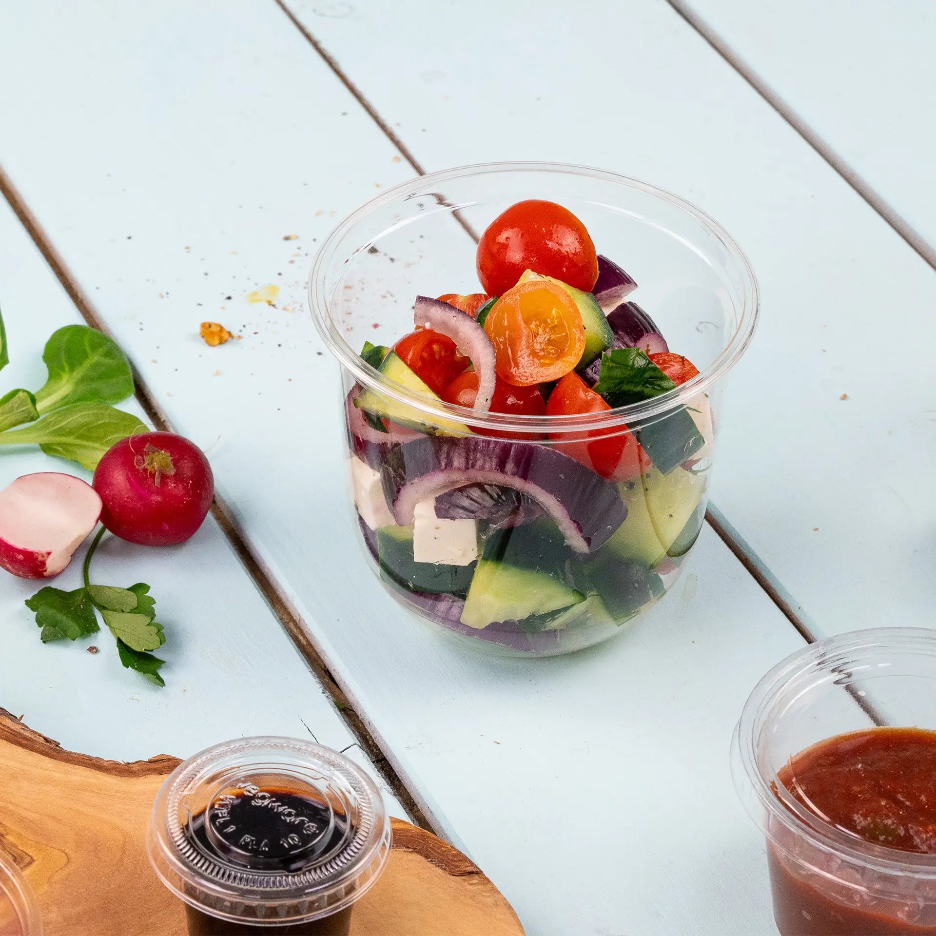 12 oz PLA Dessert Cups, Ø 96 mm
