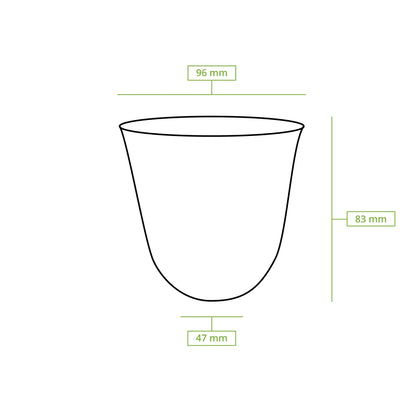 12 oz PLA Dessert Cups, Ø 96 mm