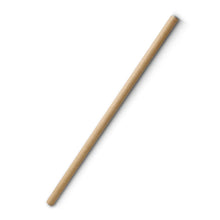 Jumbo drinking straw 23 cm, Ø 0,8 cm, brown, vertically rolled