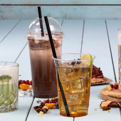 Mehrweg Strohhalme 22 cm, Ø 0,7 cm, schwarz