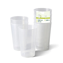 Mehrwegbecher 300 ml, Ø 77 mm, PP, transparent