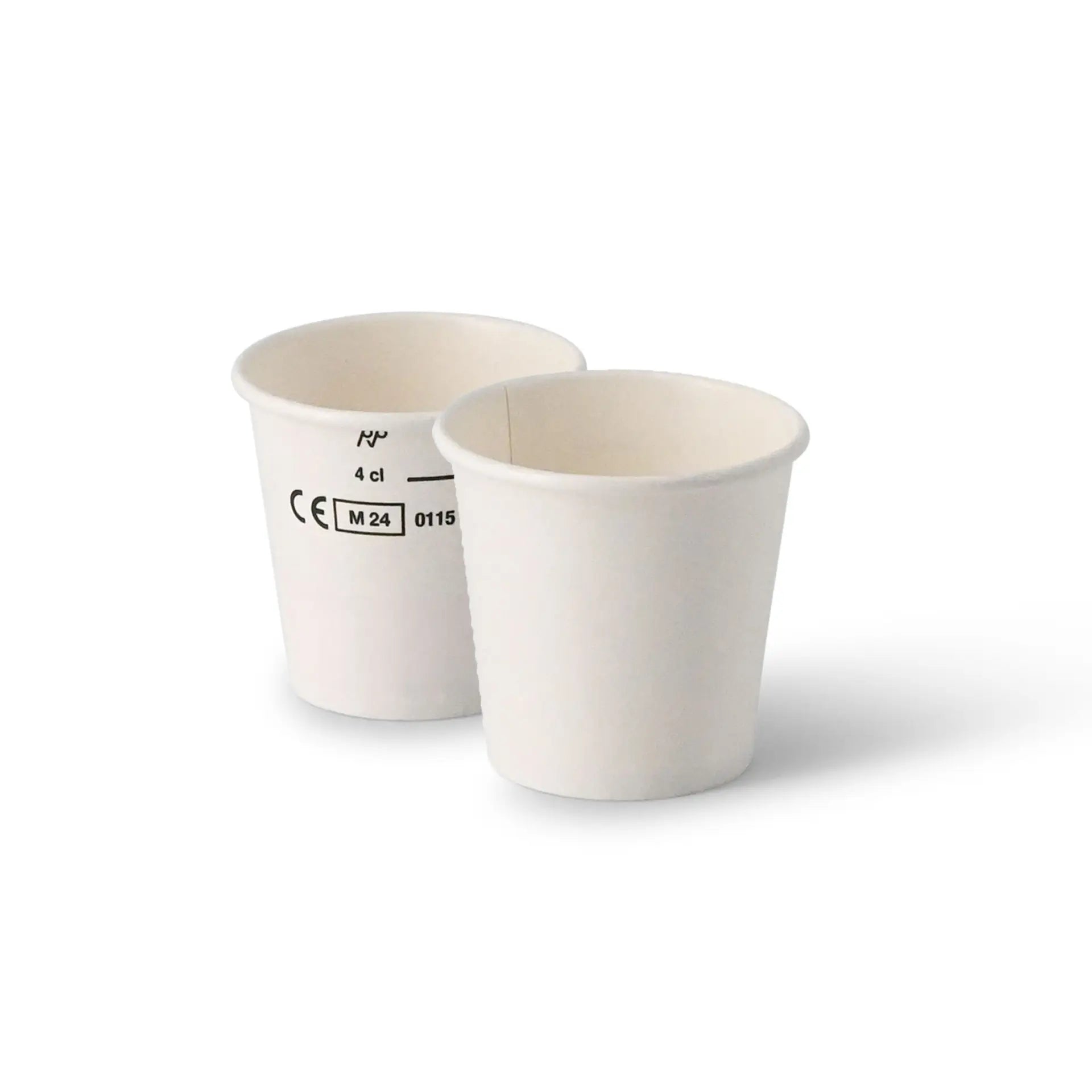 Schnapsbecher aus Papier 40 ml / 1,5 oz, weiß