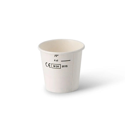 Schnapsbecher aus Papier 40 ml / 1,5 oz, weiß