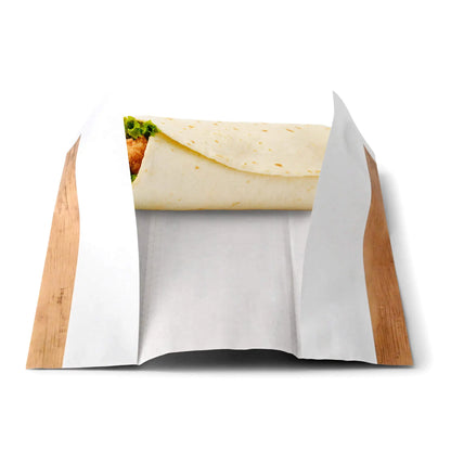 Wrap Bag, kraft, S 10.5 x 30.5 cm, prefolded