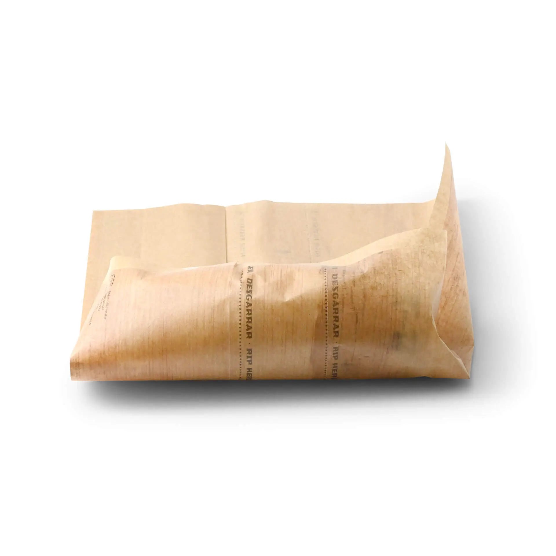 Burrito Bag, kraft, L 19.5 x 30 cm, prefolded