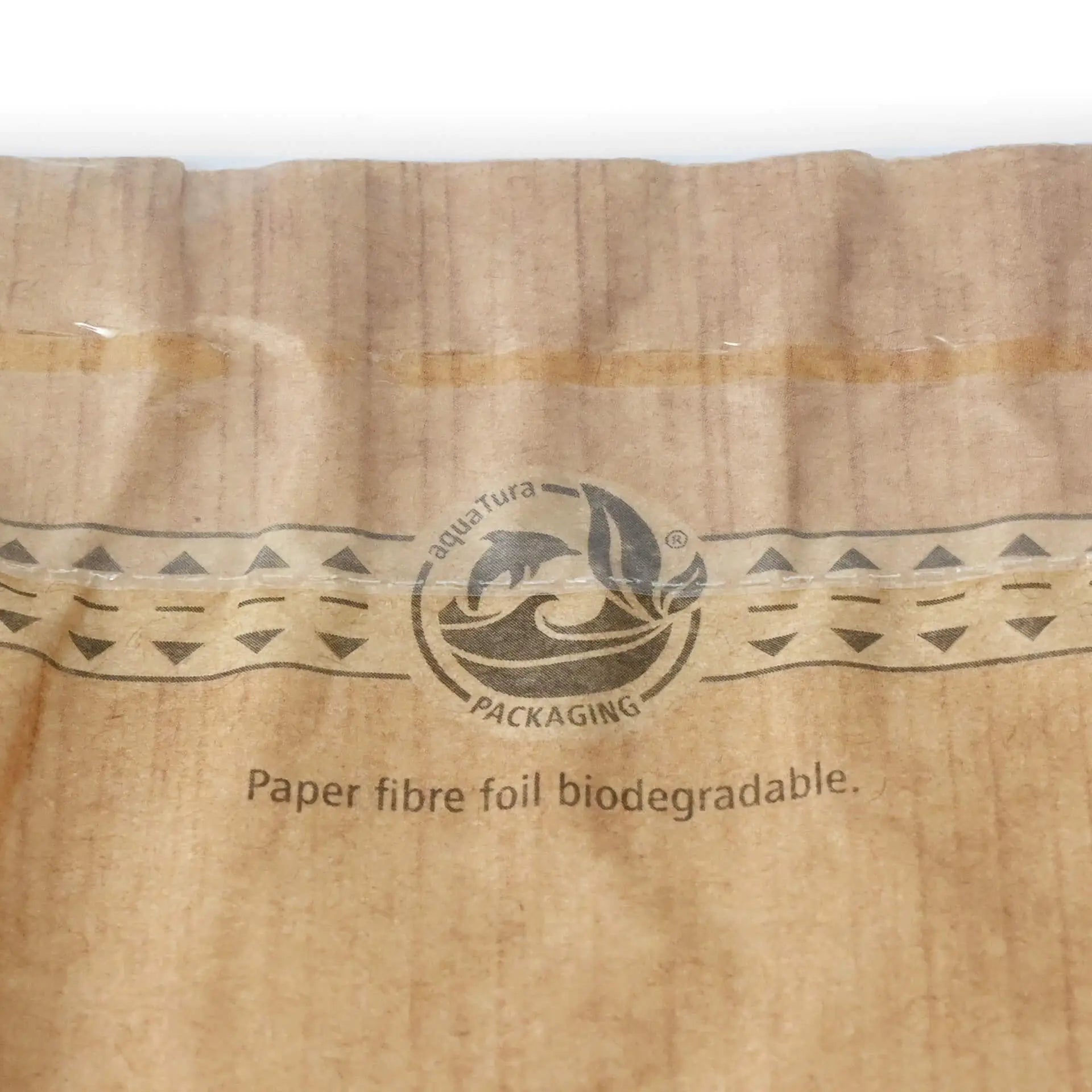 Snack bag paper, bio foil 17.5 x 20 cm, palm leaf print