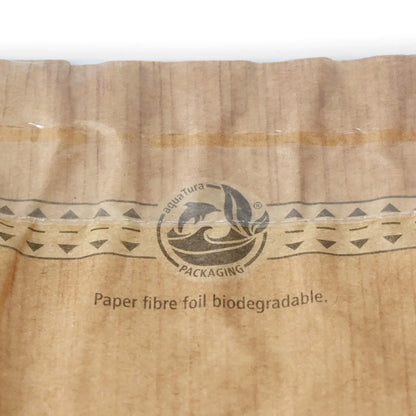 Snack bag paper, bio foil 17.5 x 20 cm, palm leaf print