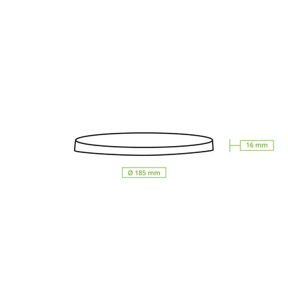 Reusable lids "merways Bowl" Ø 185 mm, PP, grey