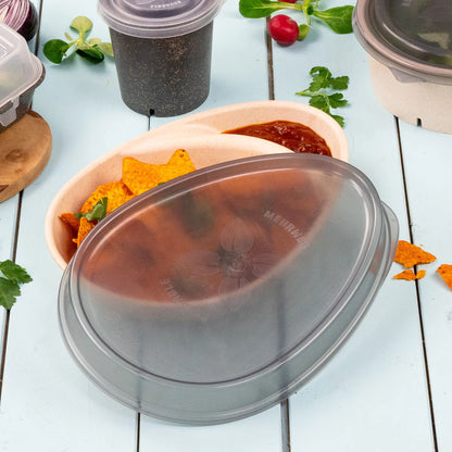 Reusable lids "merways Plate" 27.5 x 20 x 3 cm, PP, grey