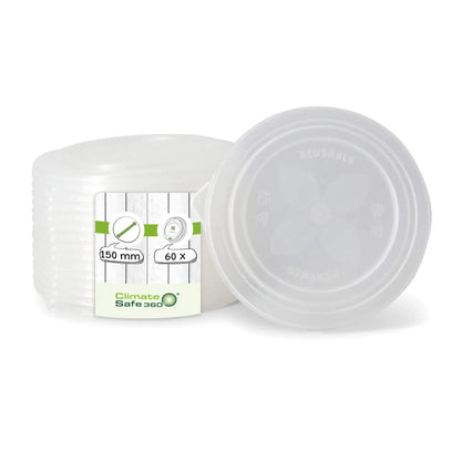 Reusable lids "merways Bowl" Ø 150 mm, PP, transparent
