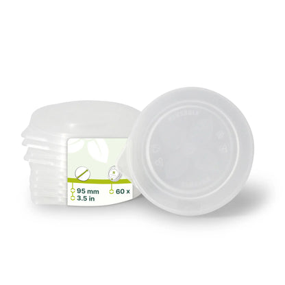 Mehrwegdeckel "merways Cup" Ø 95 mm, PP, transparent