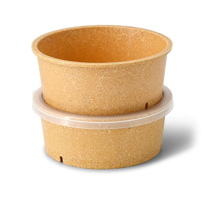 | 2 FOR 1 | Reusable bowls "merways Bowl" 650 ml, Ø 150 mm, caramel / brown