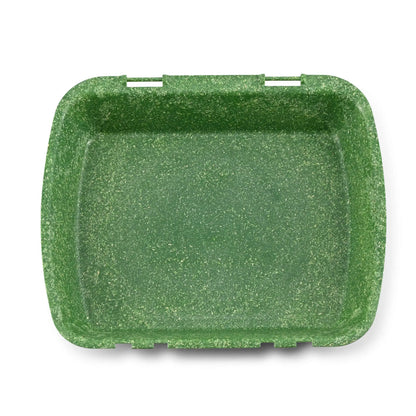 | 2 FOR 1 | Reusable menu-containers merways-Box 24,5 x 20 x 4,5 cm, HP4, spinach / dark green