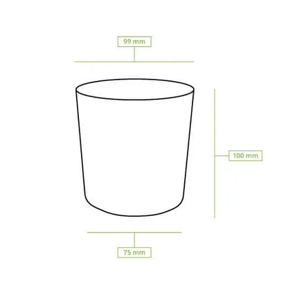 | 2 FOR 1 | Reusable cups "merways Cup" 400 ml, Ø 95 mm, caramel / brown