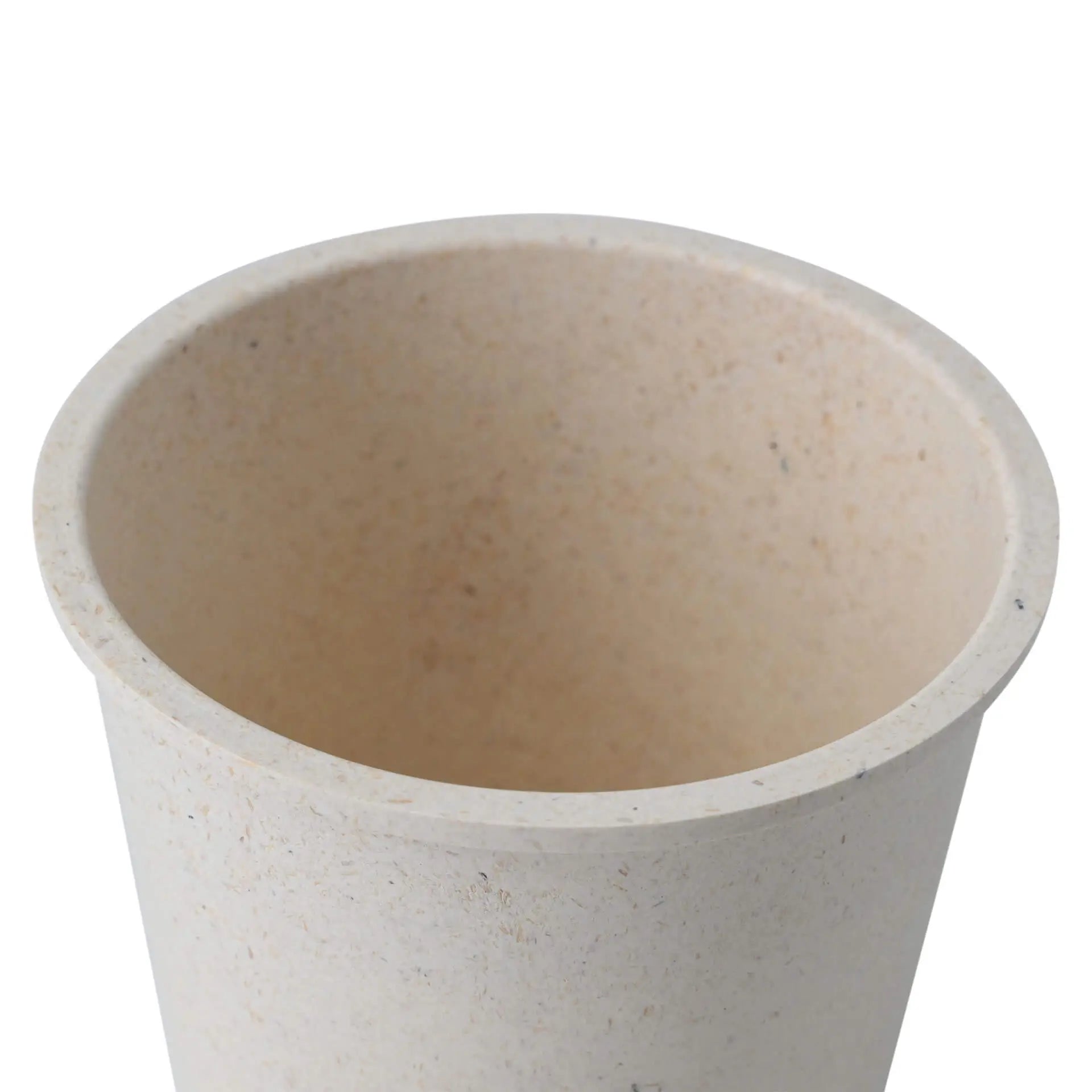 Mehrweg-Becher "merways Cup" 400 ml, Ø 95 mm, Cashew / creme-weiß