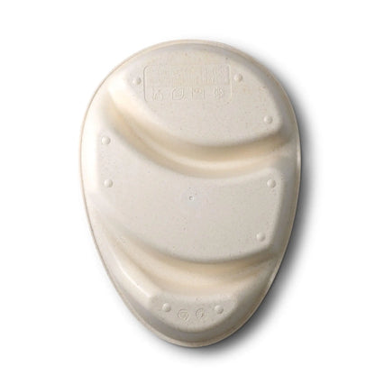 | 2 FOR 1 | Reusable menu-plates "merways Plate" 27,5 x 20 x 3,5 cm, 3 compartments, tear drop, cashew / creamy white