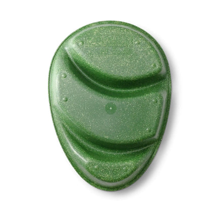 | 2 FOR 1 | Reusable menu-plates "merways Plate" 27,5 x 20 x 3,5 cm, 3 compartments, tear drop, spinach / dark green