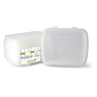 Reusable lids "merways Box" 24.5 x 20 x 4.5 cm, PP, transparent